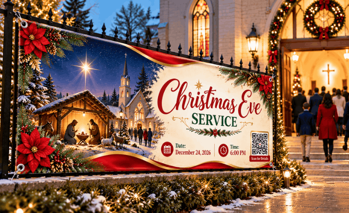 How Christmas Banners Can Help Churches Reach More People
