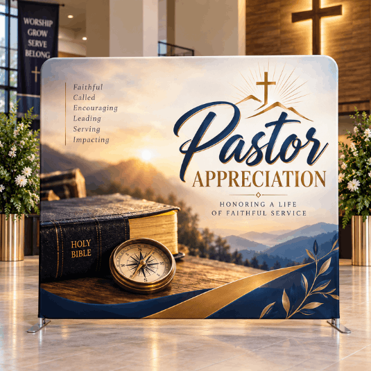 Pastor Appreciation Backdrops