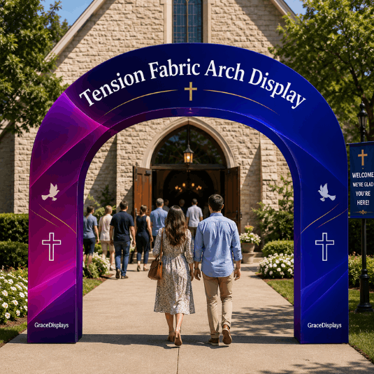 Tension Fabric Arch Display