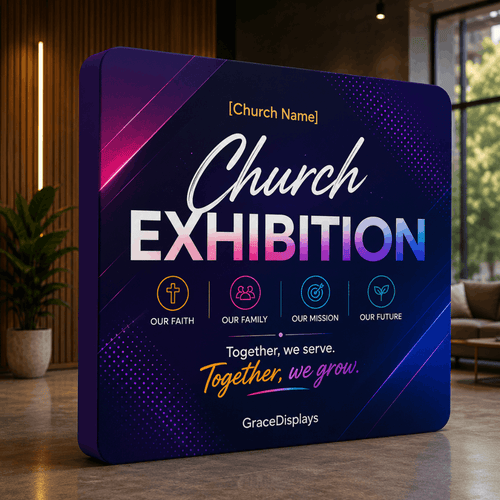 3D Wall Box Fabric Exhibition Display