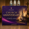 Anniversary Backdrop – Straight Tension Fabric
