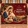 Christmas Backdrop – Model 5 – Straight Tension