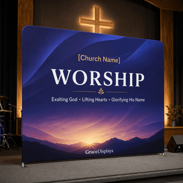 Church Backdrop – Straight Tension Fabric