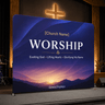 Church Backdrop – Straight Tension Fabric