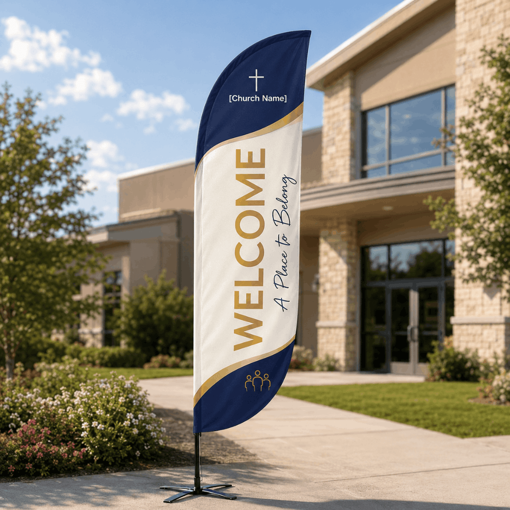Welcome Feather Flag