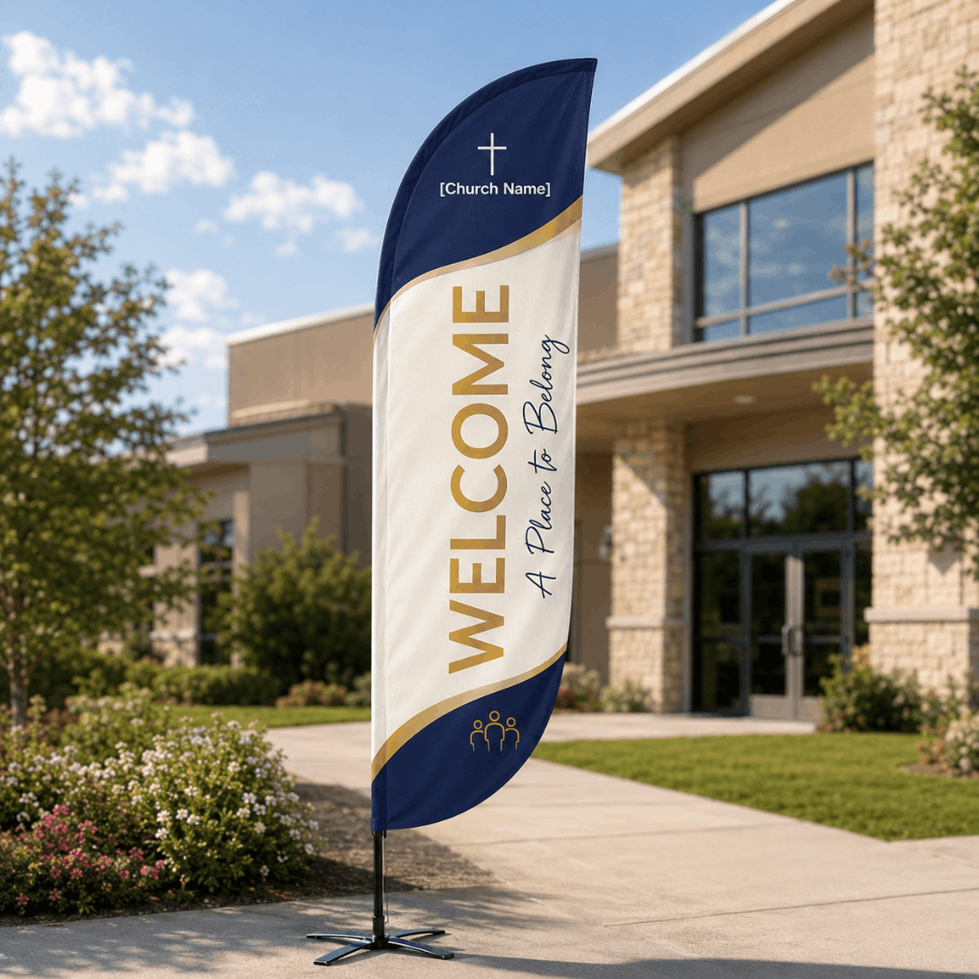 Welcome Feather Flag