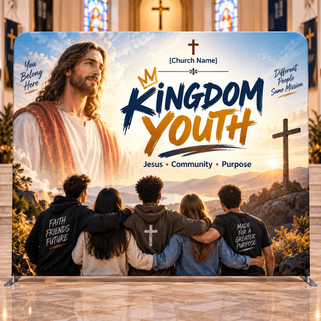 Church Youth Backdrop