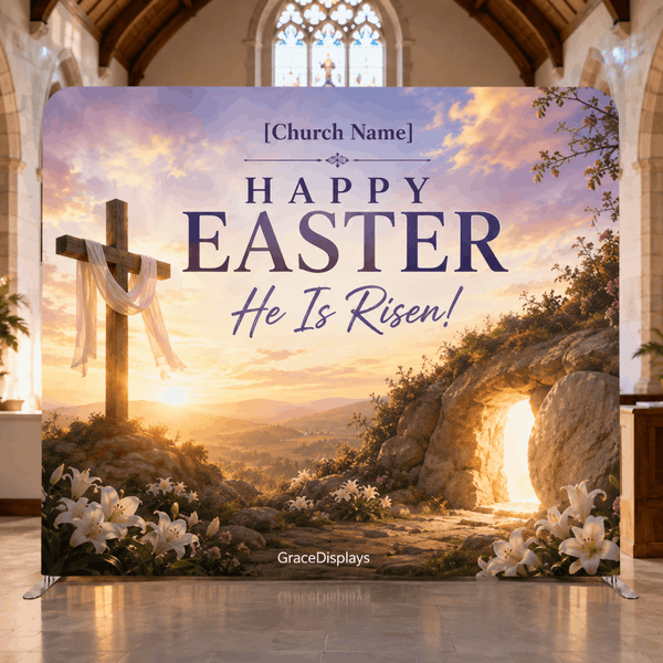 Easter Backdrop – Model 1 – Straight Tension