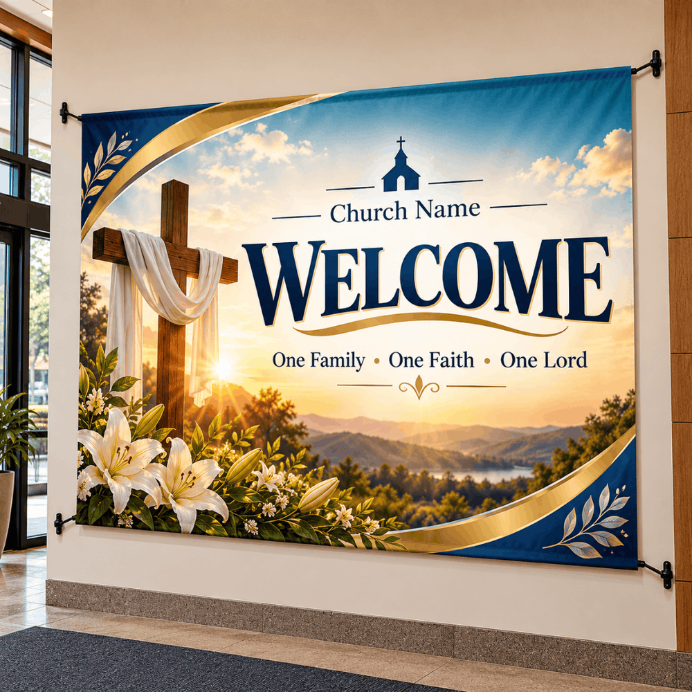 Heavy Duty Polyester Banner