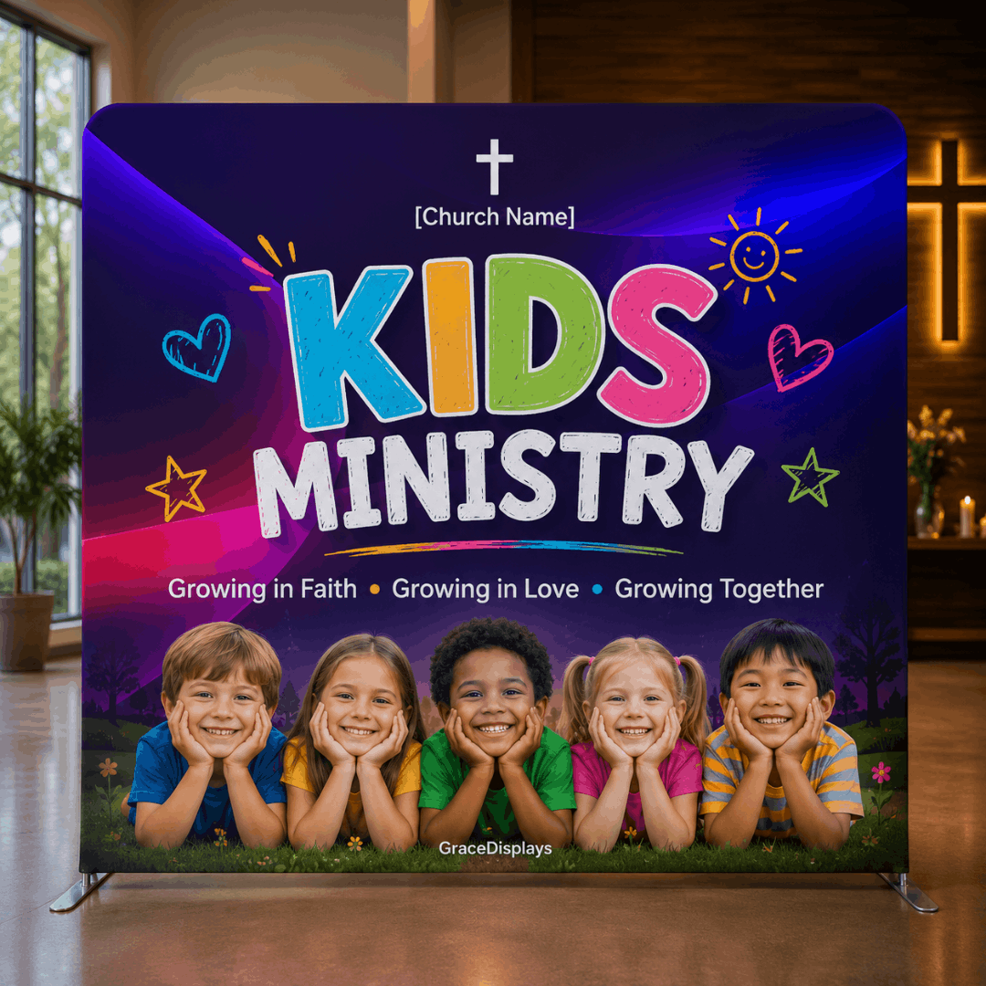 Kids Ministry Backdrop