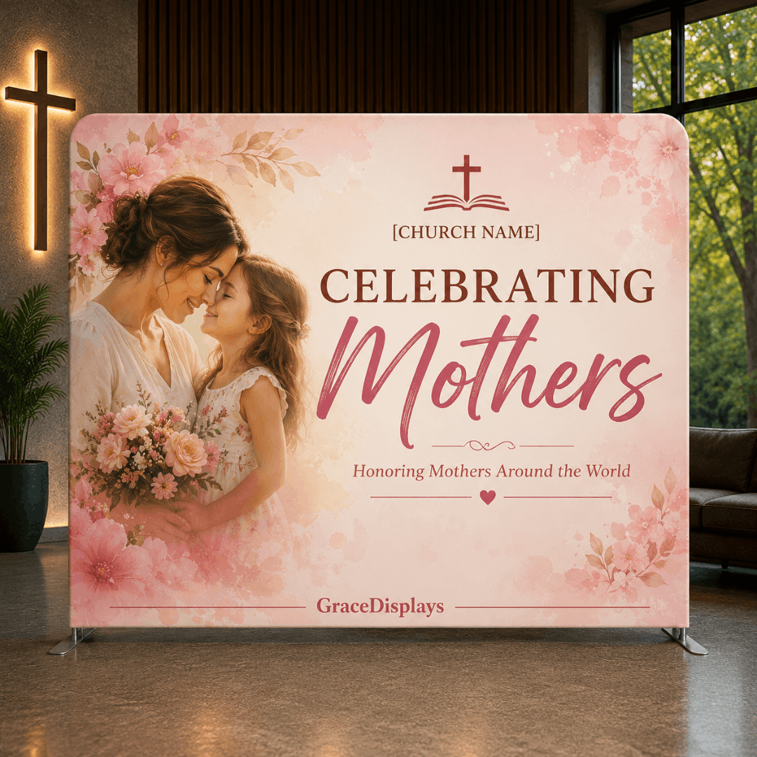 Happy Mothers Day Backdrop