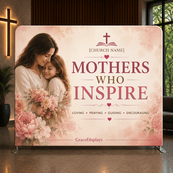 Mother’s Day Backdrop – Model 5 – Straight Tension