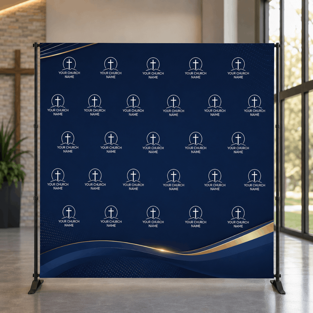 Step and Repeat Event Media Wall Backdrop