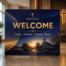 Welcome Backdrop Display