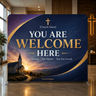 Ministry Welcome Backdrop