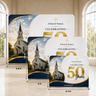 Church Anniversary Backdrop – Model 3 – Straight Tension