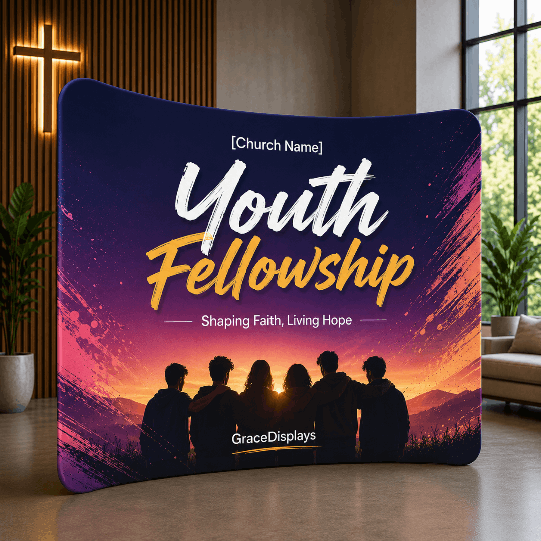Church Backdrop – Curved Media Wall