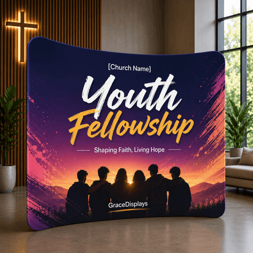 Church Backdrop – Curved Media Wall