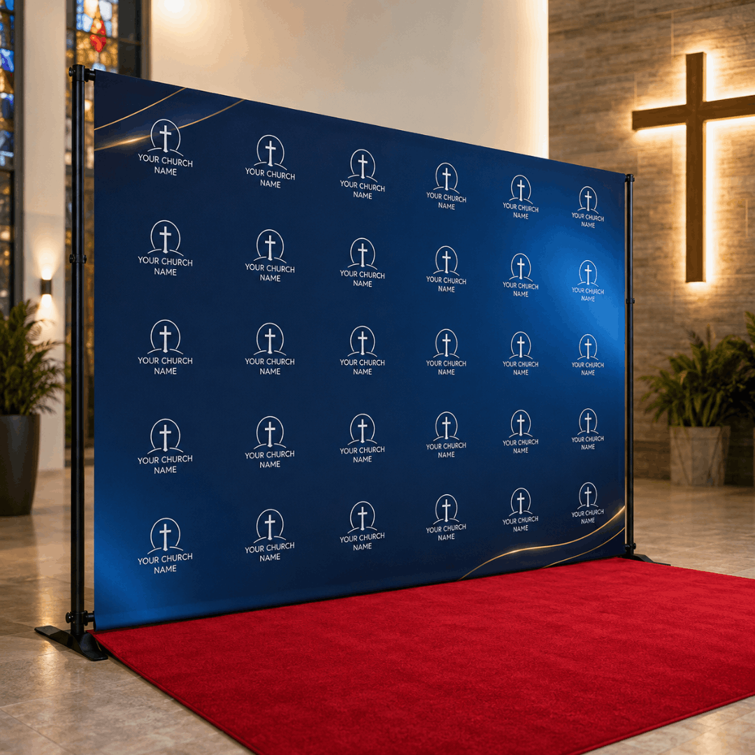 Step and Repeat Event Media Wall Backdrop