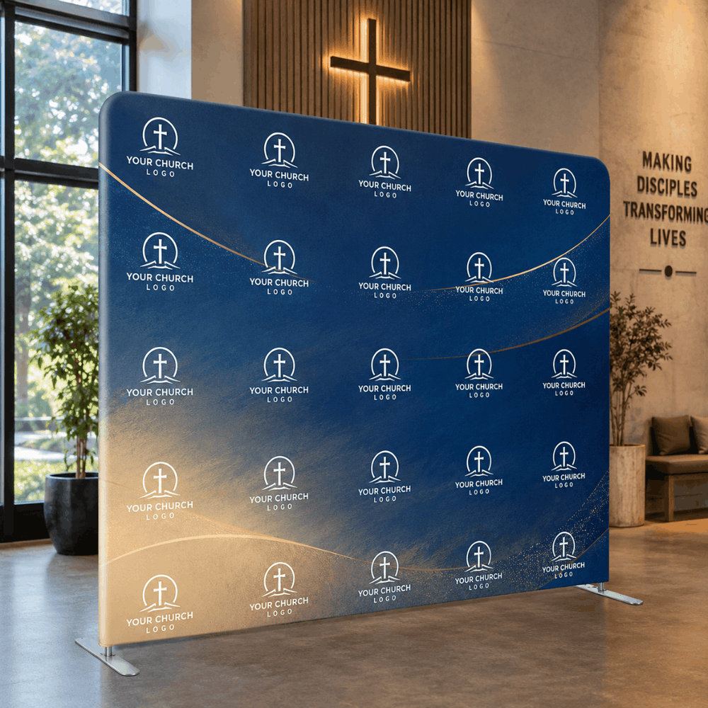 Tension Fabric Step and Repeat Display Wall