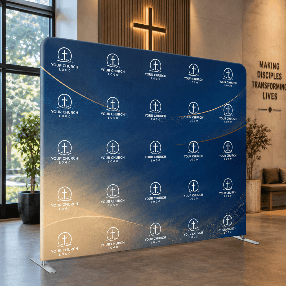 Tension Fabric Step and Repeat Display Wall