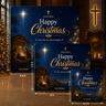 Christmas Backdrop – Model 2 – Straight Tension