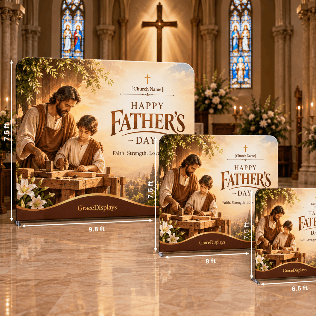 Church Father's Day Backdrop – Straight Tension