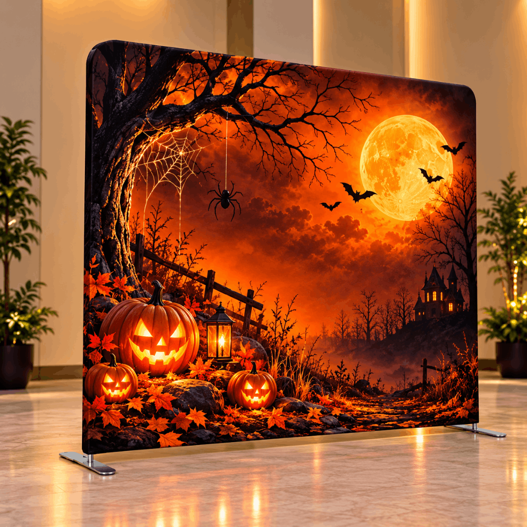 Halloween Backdrop – Straight Tension