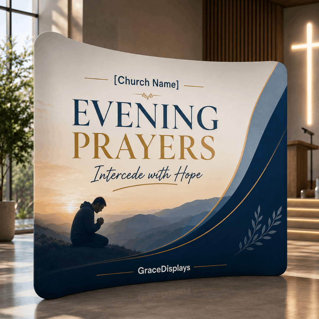 Church Backdrop – Curved Media Wall