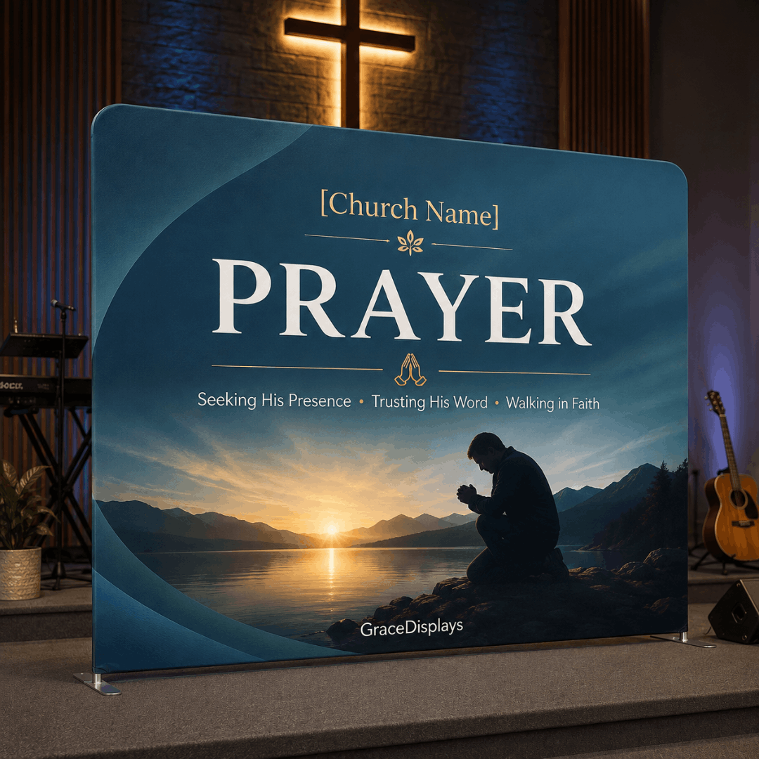 Church Backdrop – Straight Tension Fabric