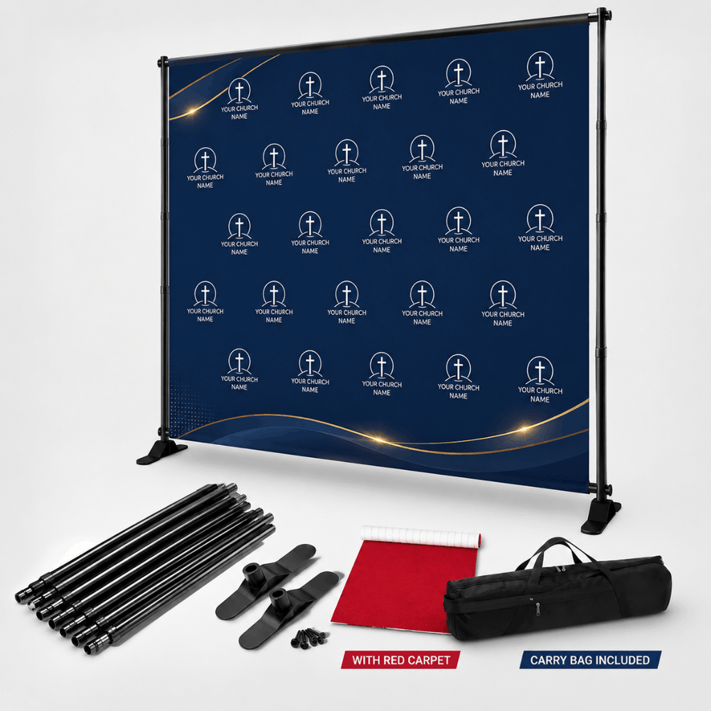Step and Repeat Event Media Wall Backdrop