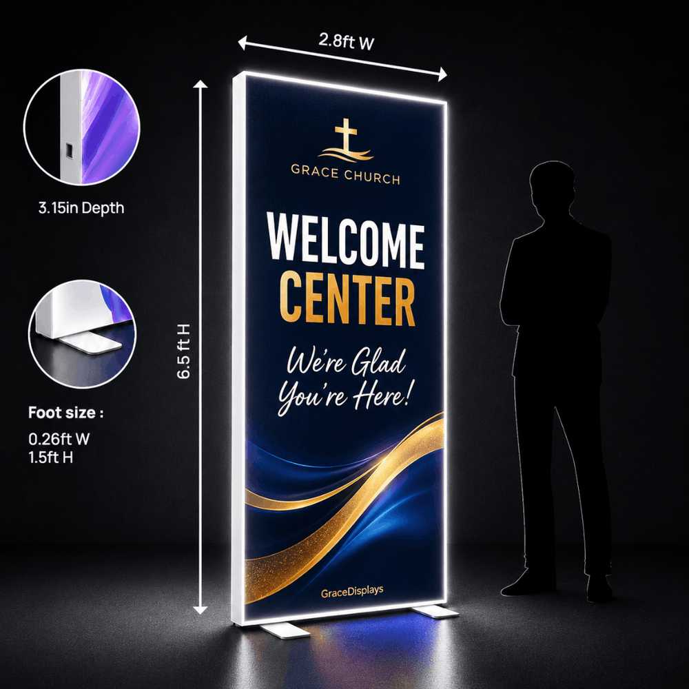 Backlit SEG Fabric Display Frame – 3.15 Inch Depth