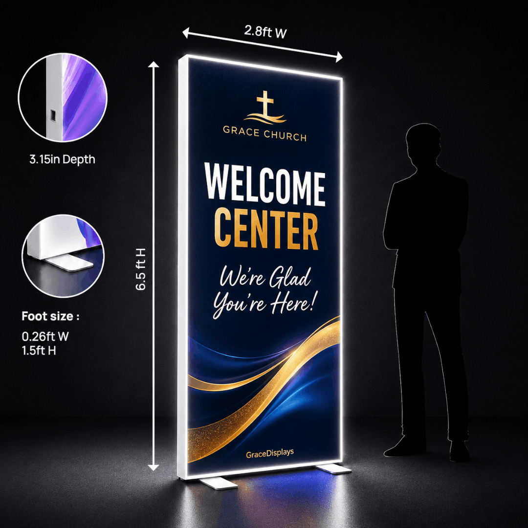 Backlit SEG Fabric Display Frame – 3.15 Inch Depth
