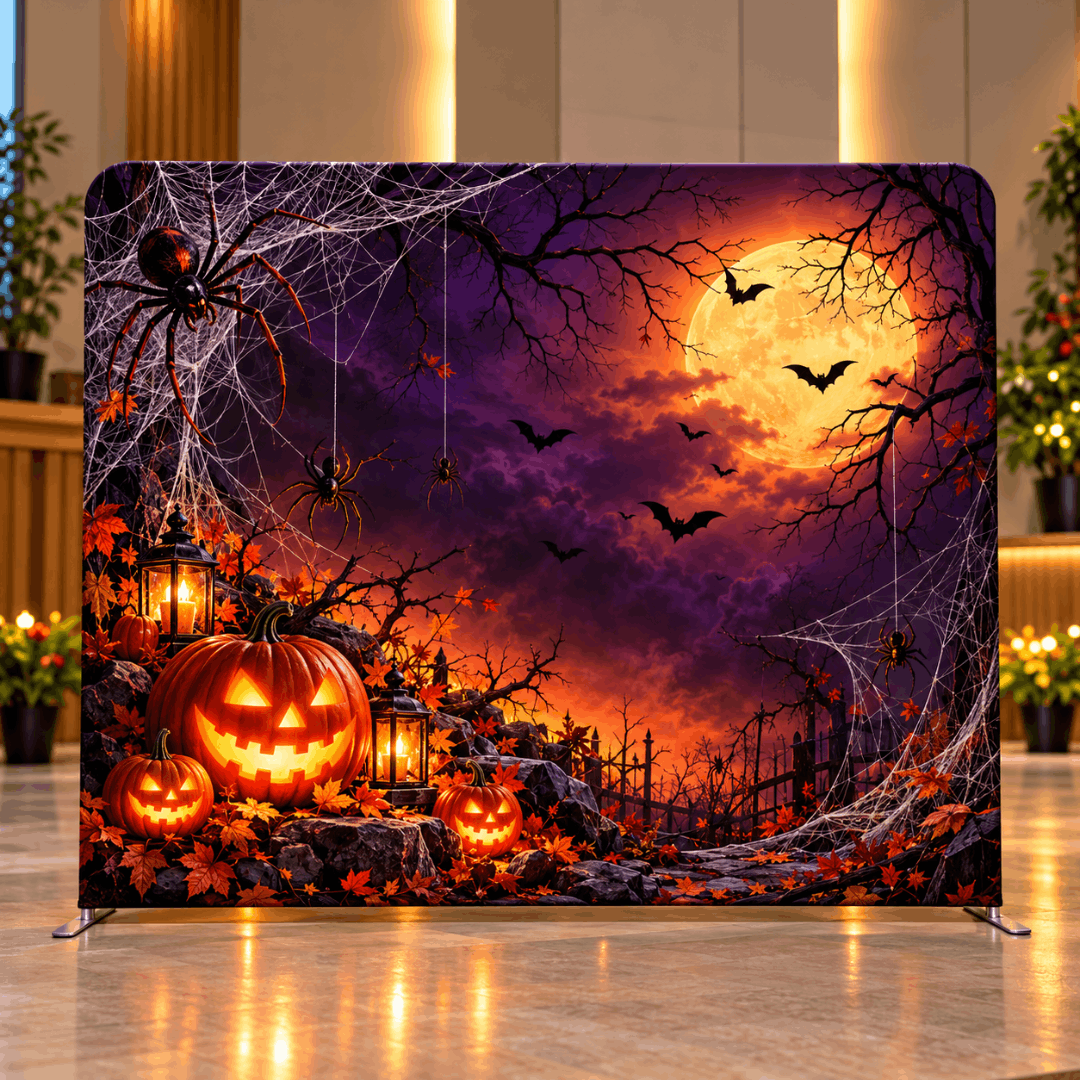 Halloween Backdrop – Straight Tension