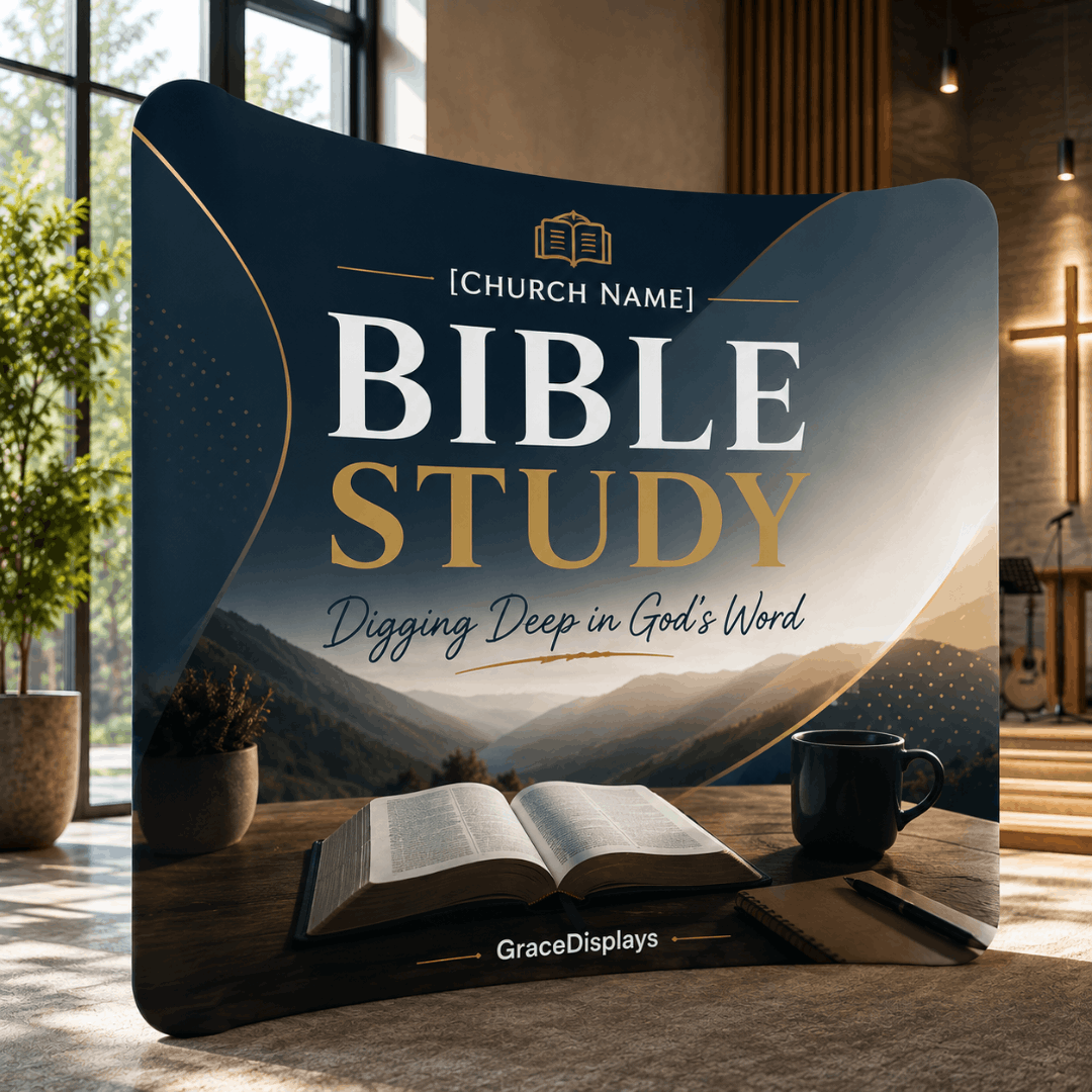 Church Backdrop – Curved Media Wall