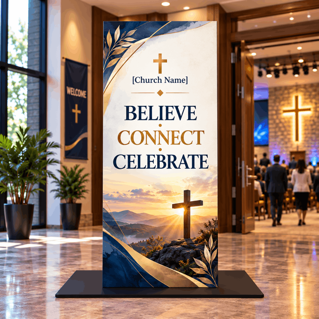 Church Modular EZ Cubic Fabric Tower Display