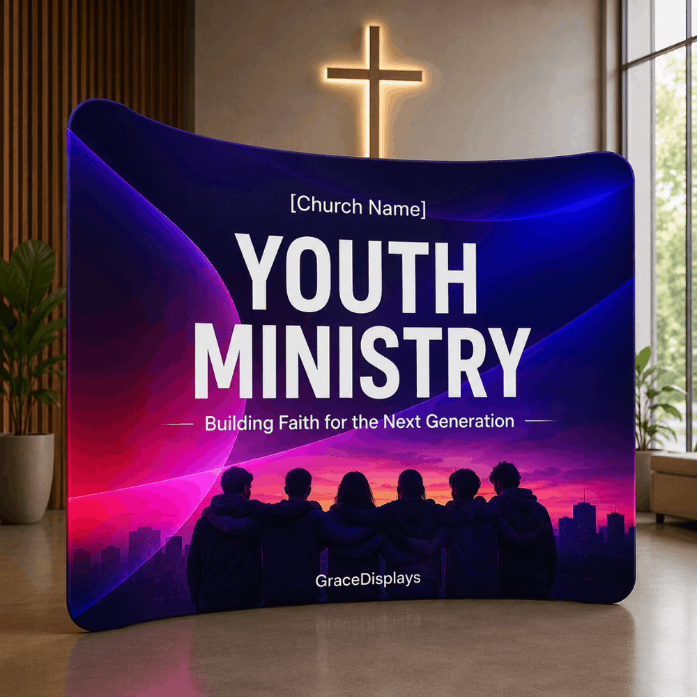 Curved Media Wall