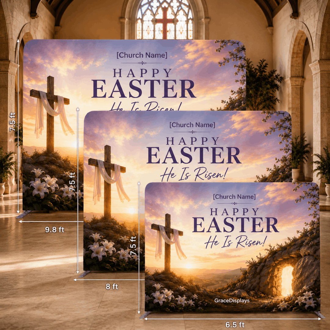 Easter Backdrop – Model 1 – Straight Tension