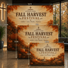 Fall Harvest Backdrop – Model 1 – Straight Tension