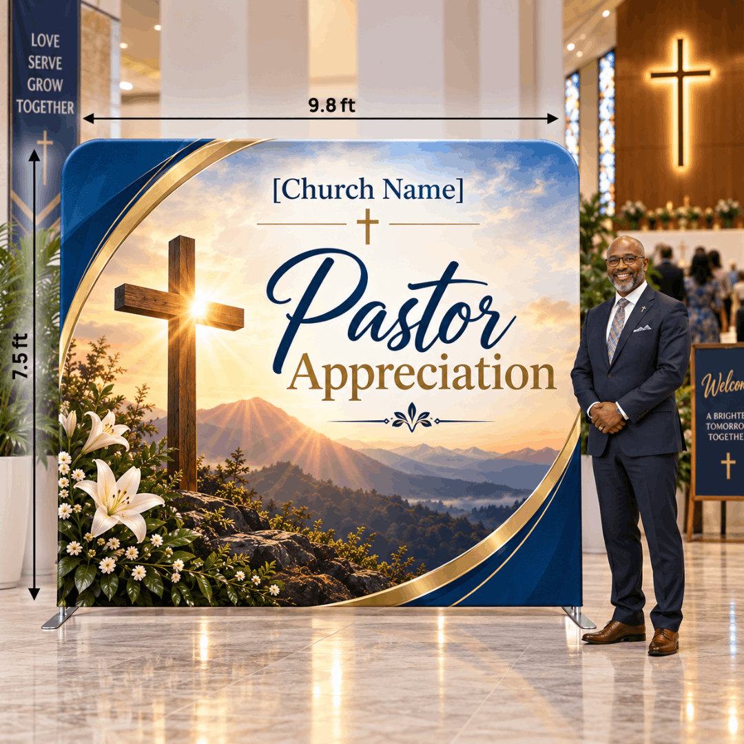 Pastor Appreciation Straight Tension Backdrop