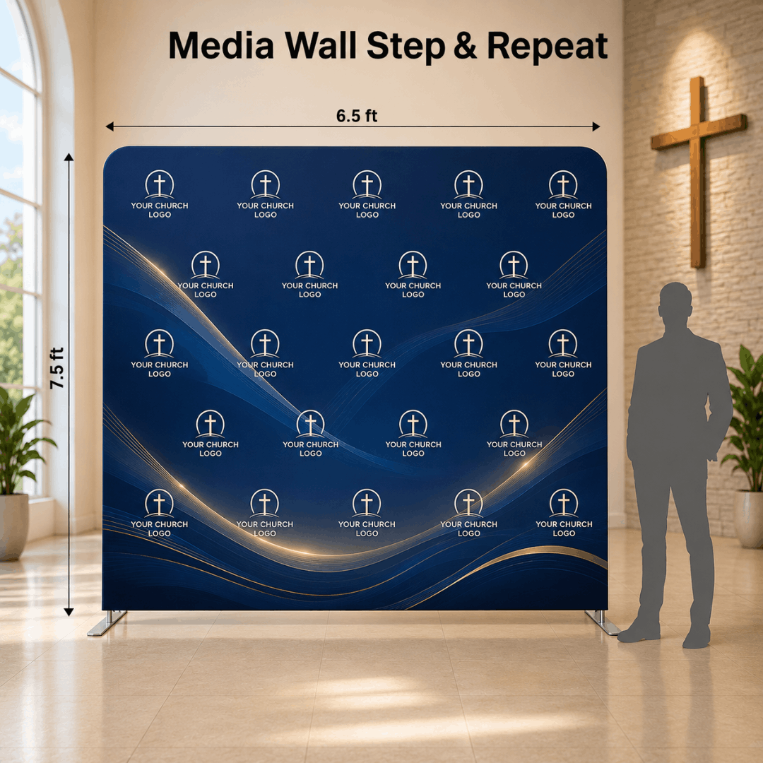 Tension Fabric Step and Repeat Display Wall