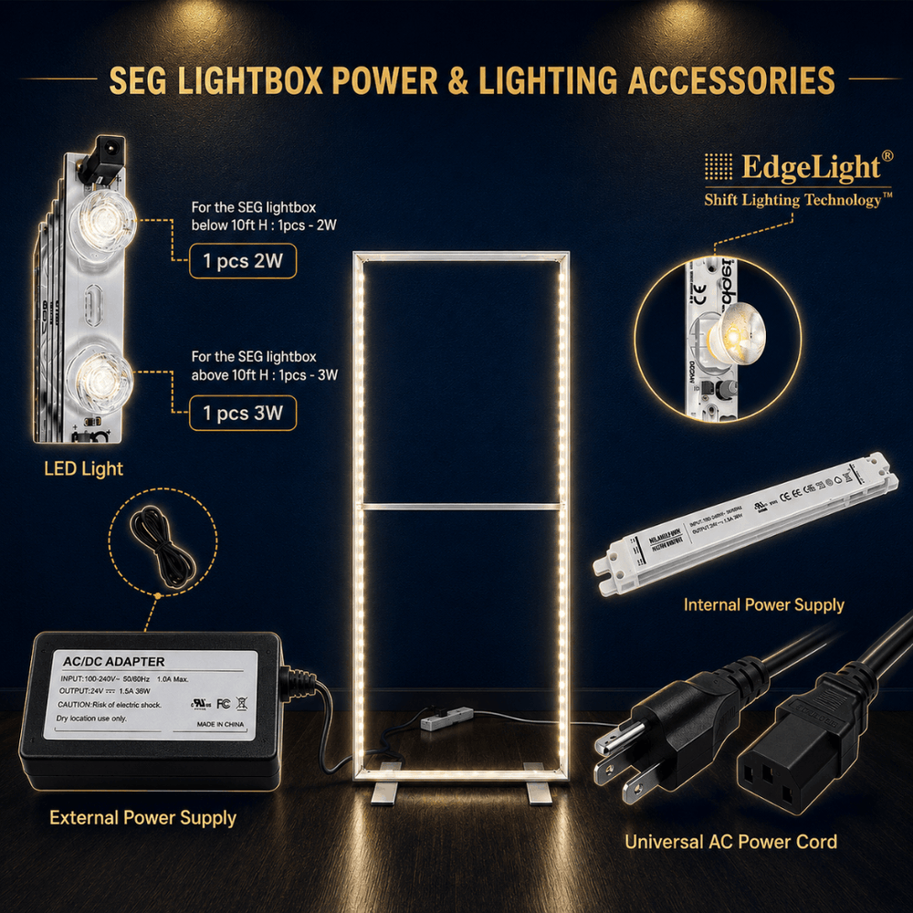 Backlit SEG Fabric Display Frame – 3.15 Inch Depth