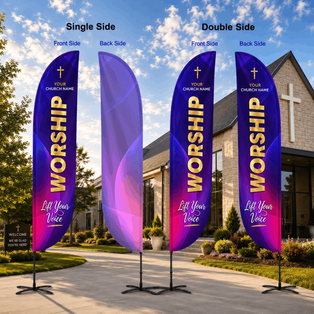 Church Feather Flag