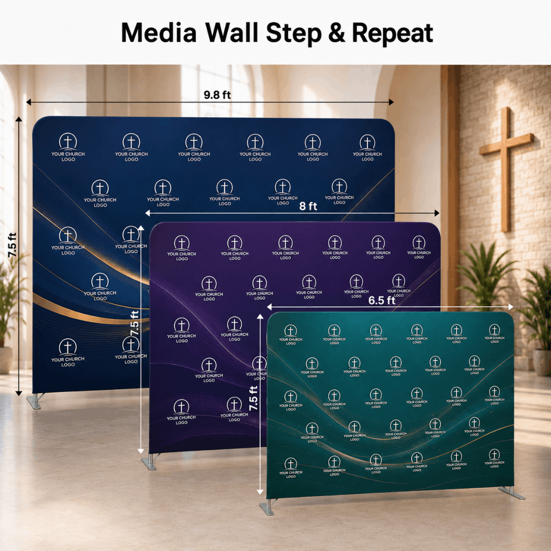 Tension Fabric Step and Repeat Display Wall
