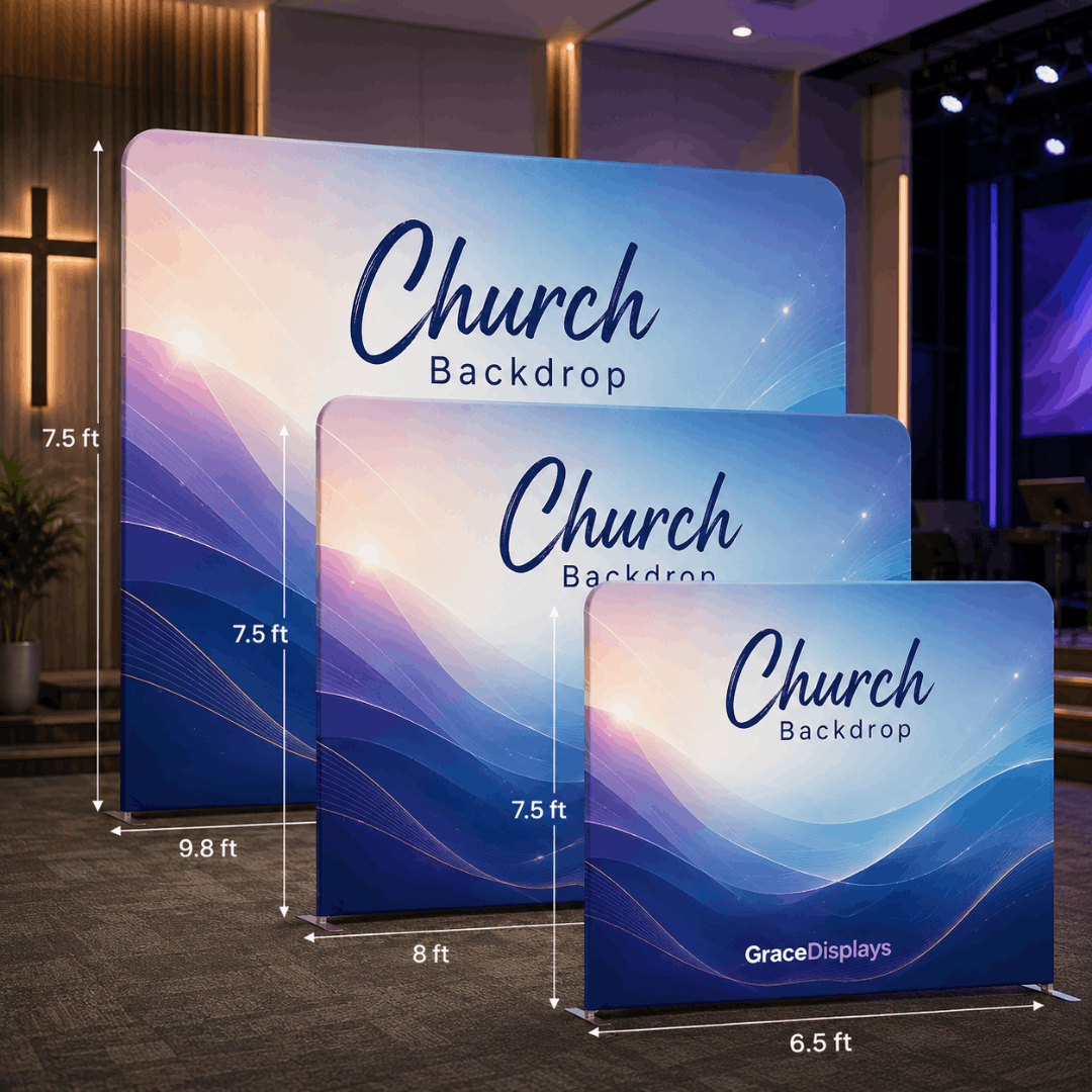Church Backdrop – Straight Tension Fabric
