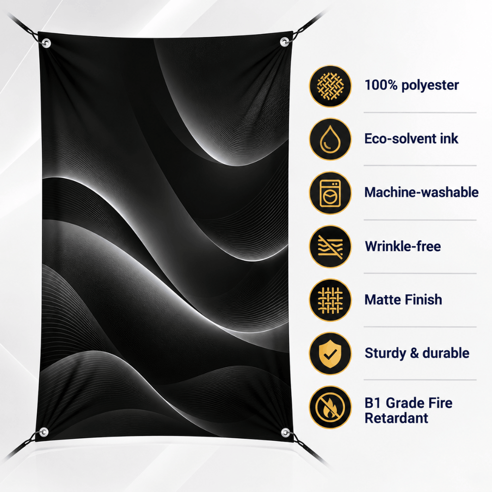 Polyester Fabric Banner – TrueKolor Eco-Friendly Wrinkle Free