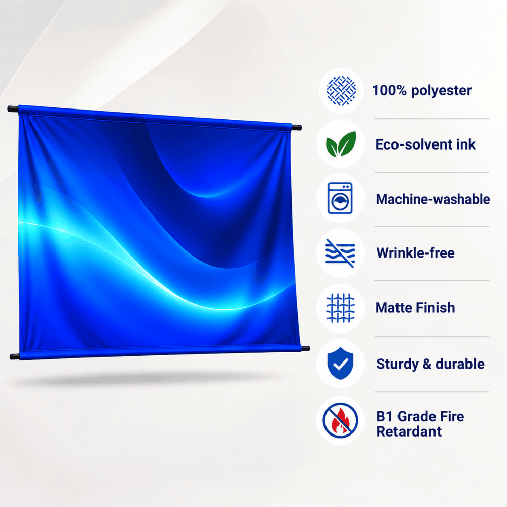 Blockout Fabric Banner Printing – Flame Retardant
