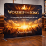 straight tension fabric backdrop