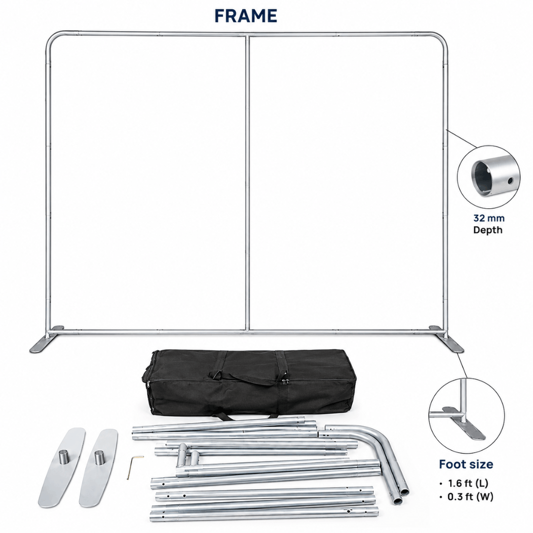 Baptism Backdrop Display Set