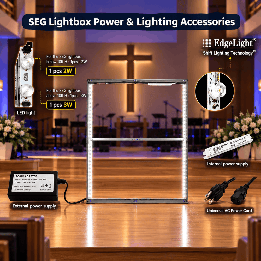 Church Wall-Mounted SEG Light Box